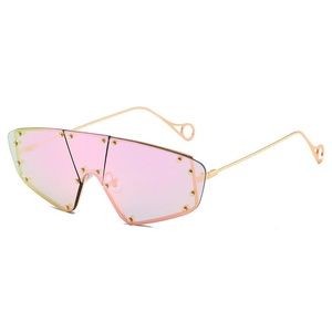 Pink Shield Sunglasses